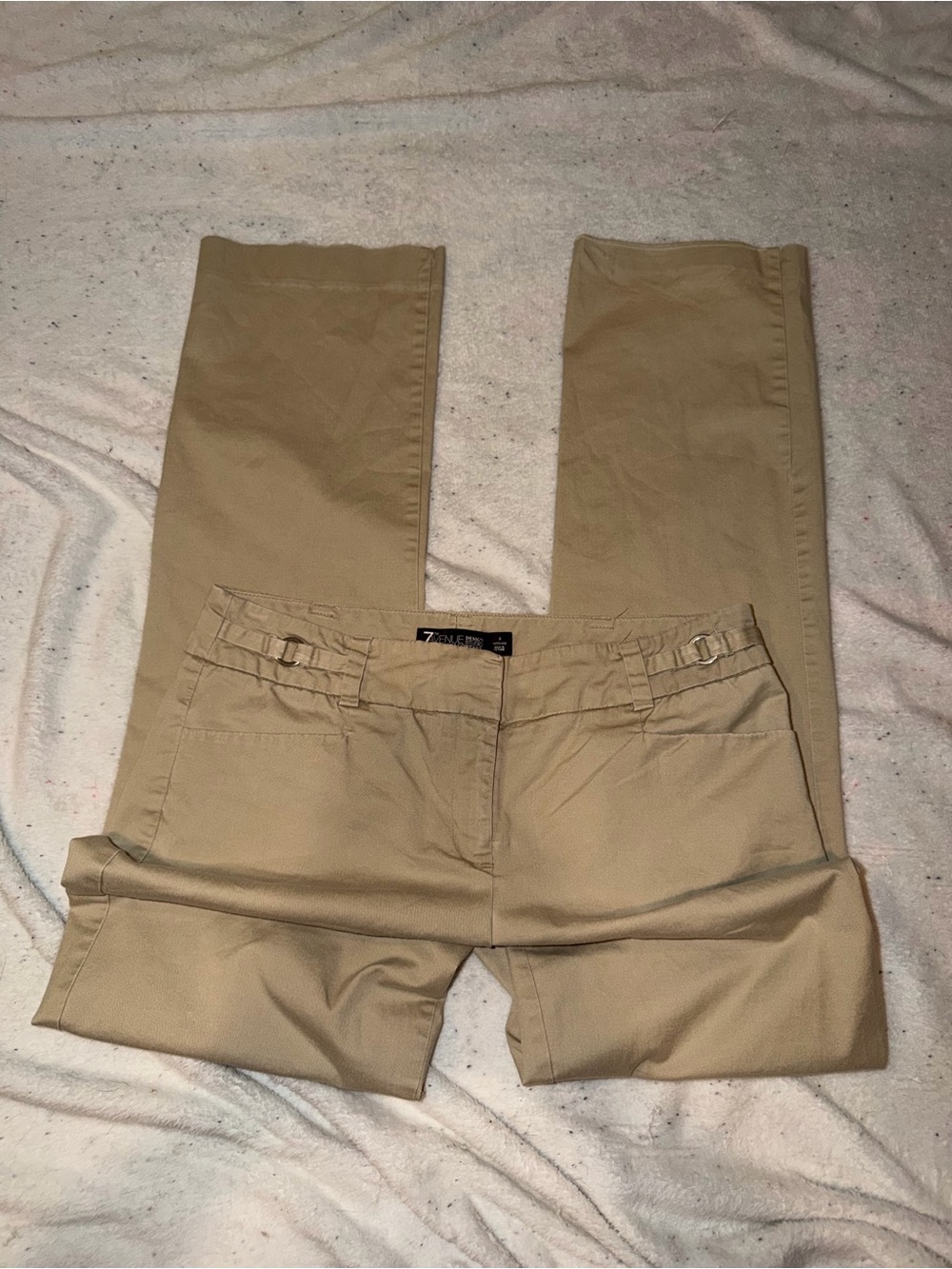 New York & Company Tan 7th Avenue Chino Pants